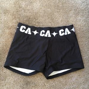 CA black practice shorts